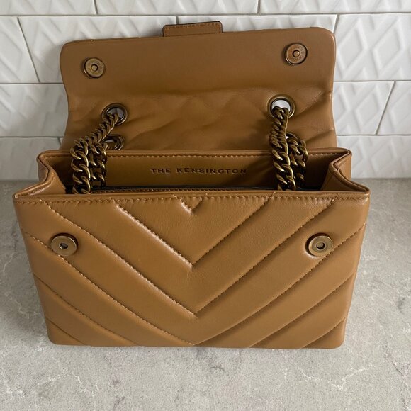 Kurt Geiger Kensington Shoulder/Crossbody Handbag in Camel - Picture 7 of 12
